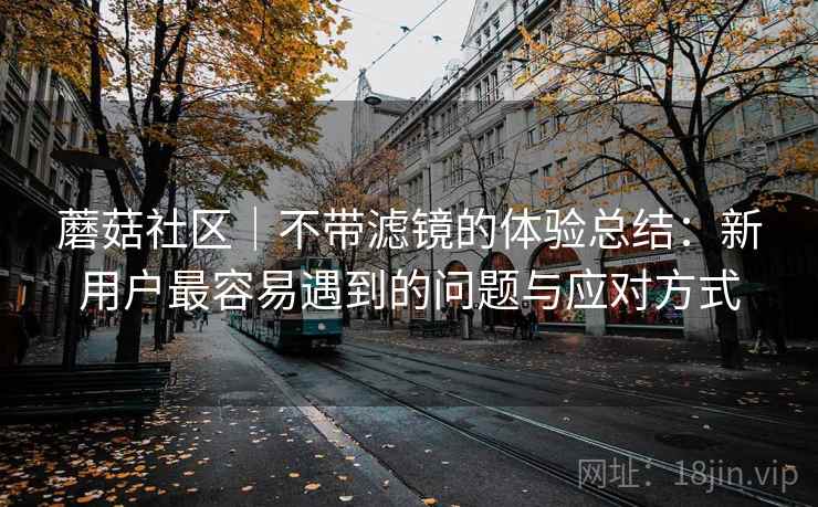 蘑菇社区｜不带滤镜的体验总结：新用户最容易遇到的问题与应对方式